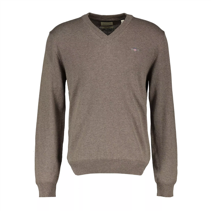 Cotton/Wool V-Neck
