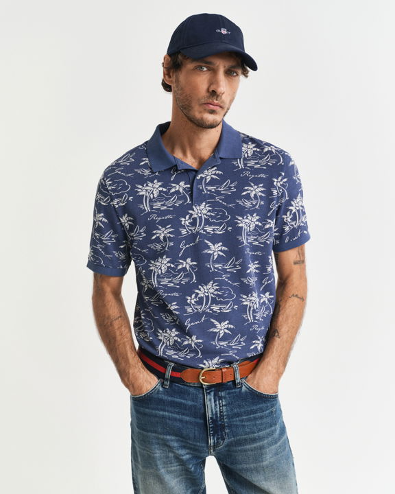 Printed SS Polo