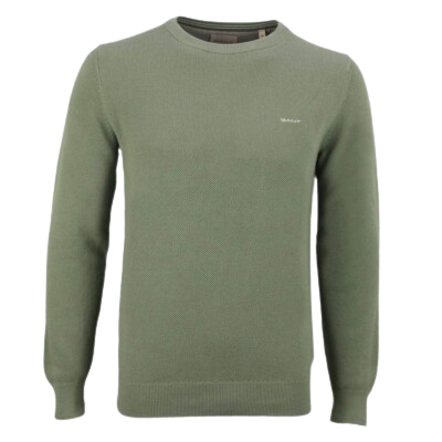 Cotton Pique C-neck