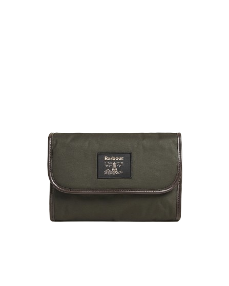 Wax hanging washbag