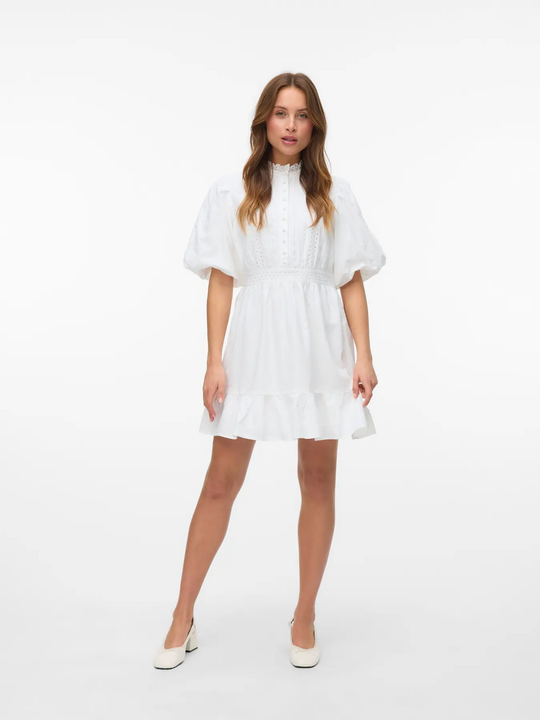 VMClover 2/4 High Neck Short Dress