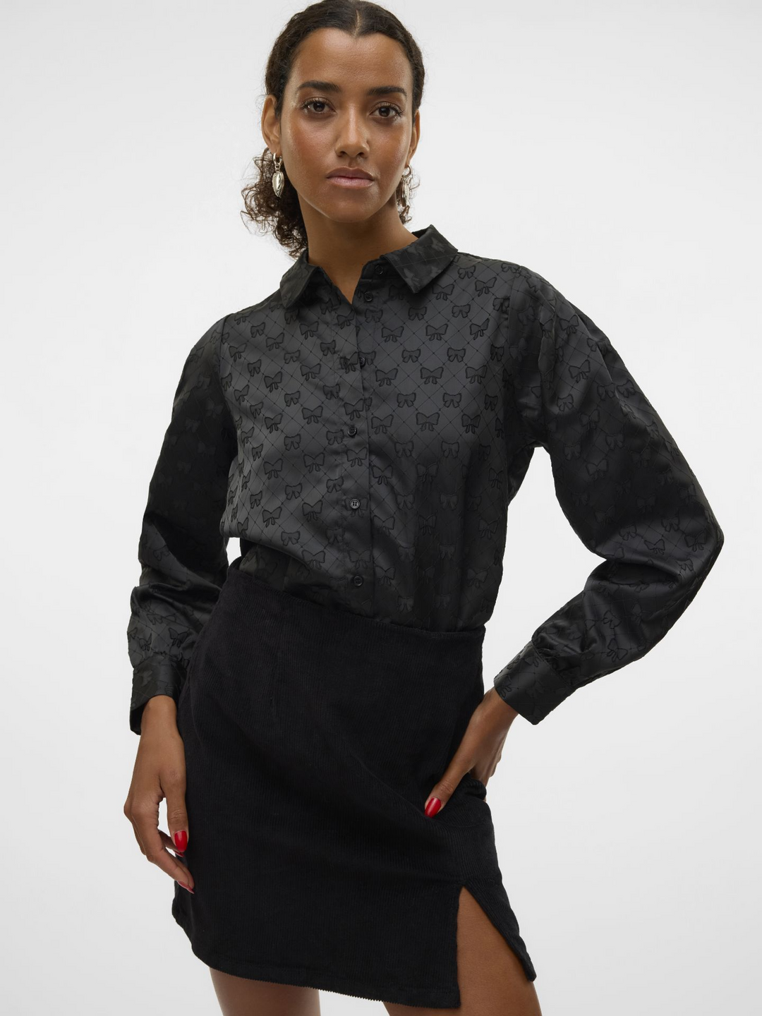 VMViga Jacquard Ls shirt