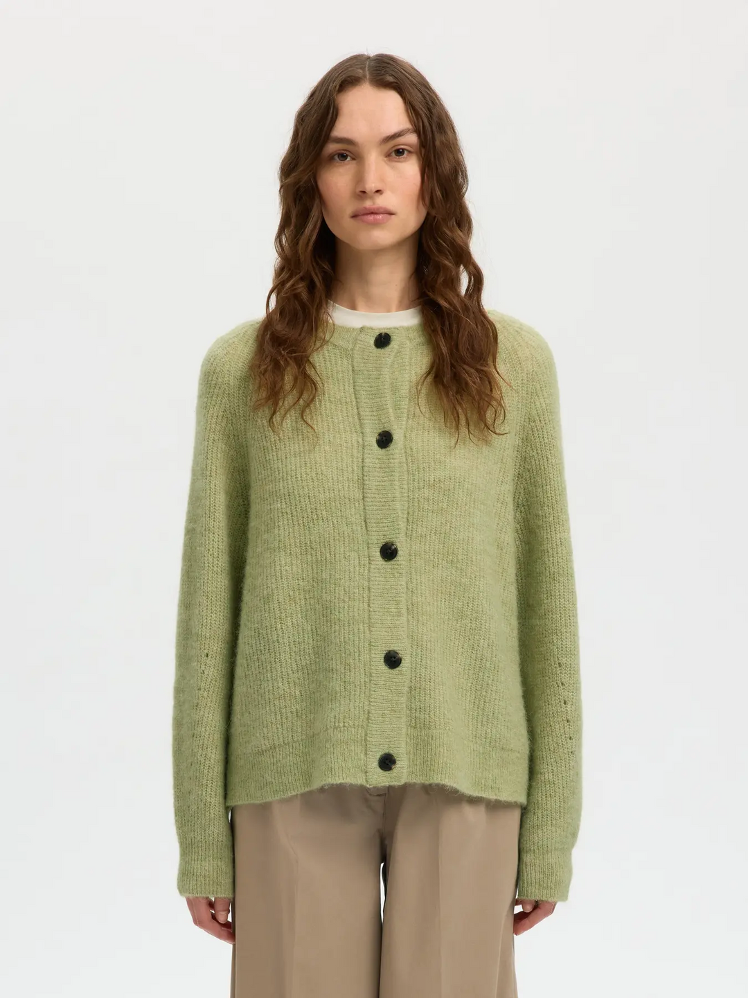 SFLulu LS Knit Short Cardigan