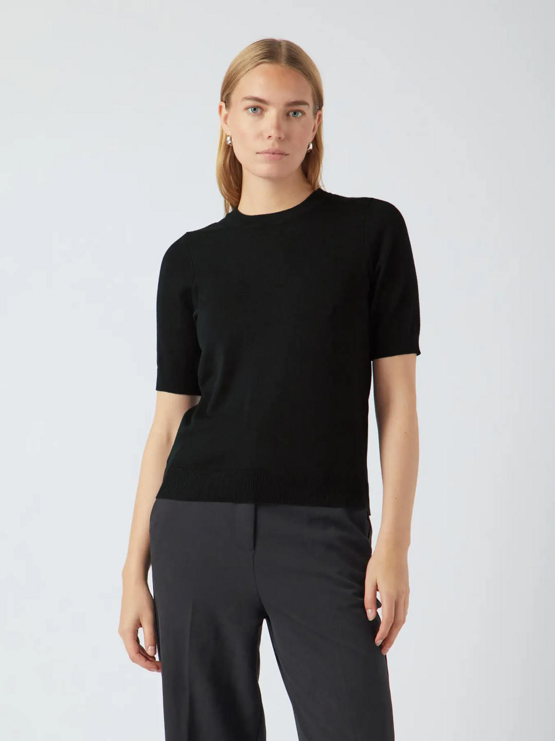 YASLENA SS KNIT PULLOVER S. NOOS