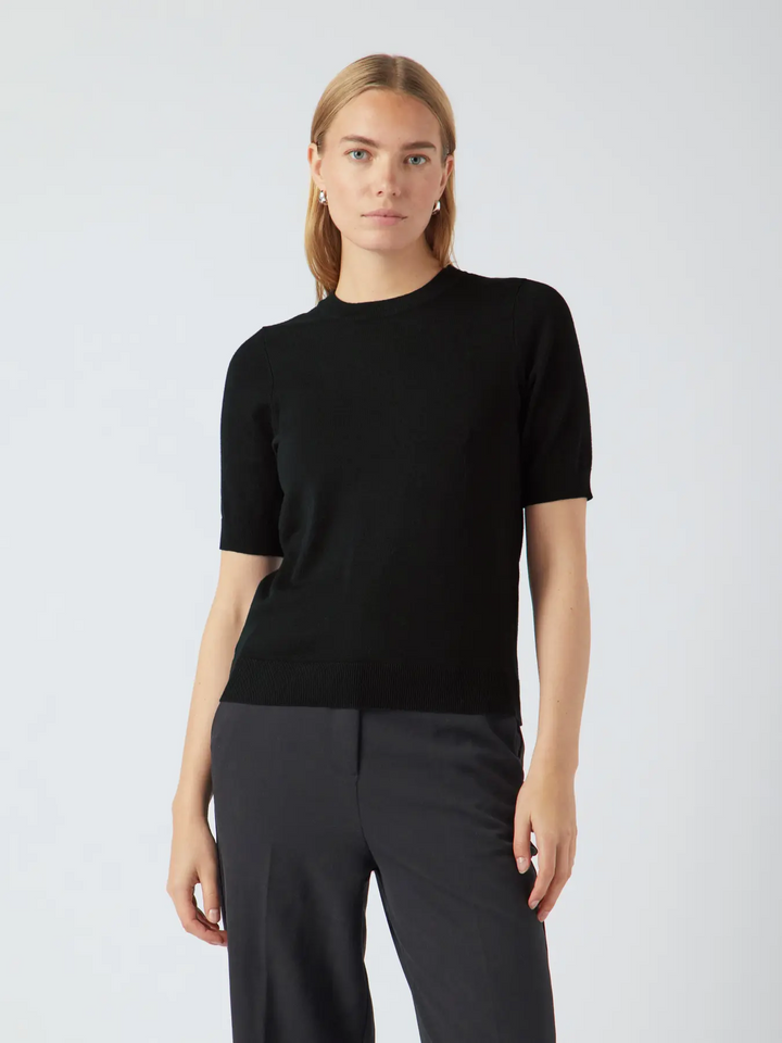 YASLENA SS KNIT PULLOVER S. NOOS