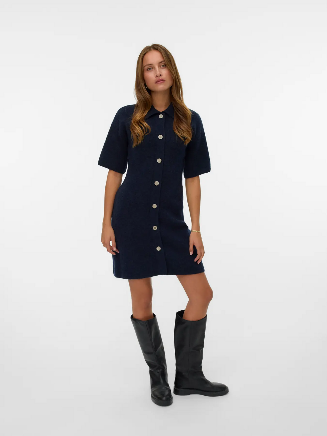 AWOlivia 2/4 short knit dress