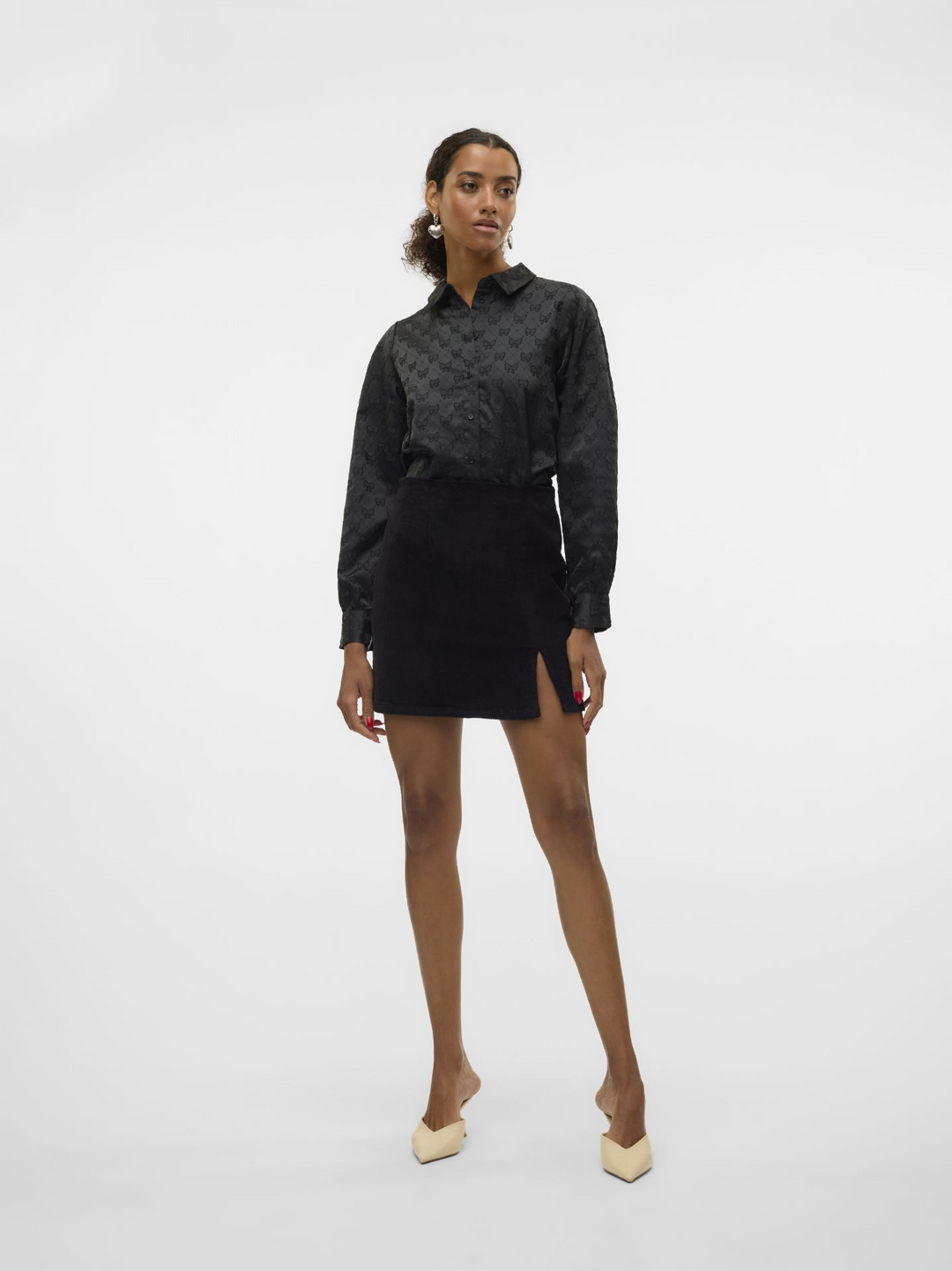 VMViga Jacquard Ls shirt