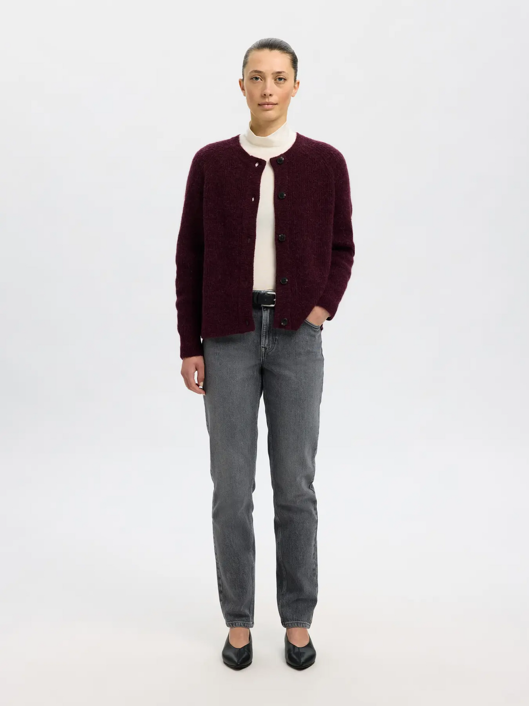 SFLulu LS Knit Short Cardigan