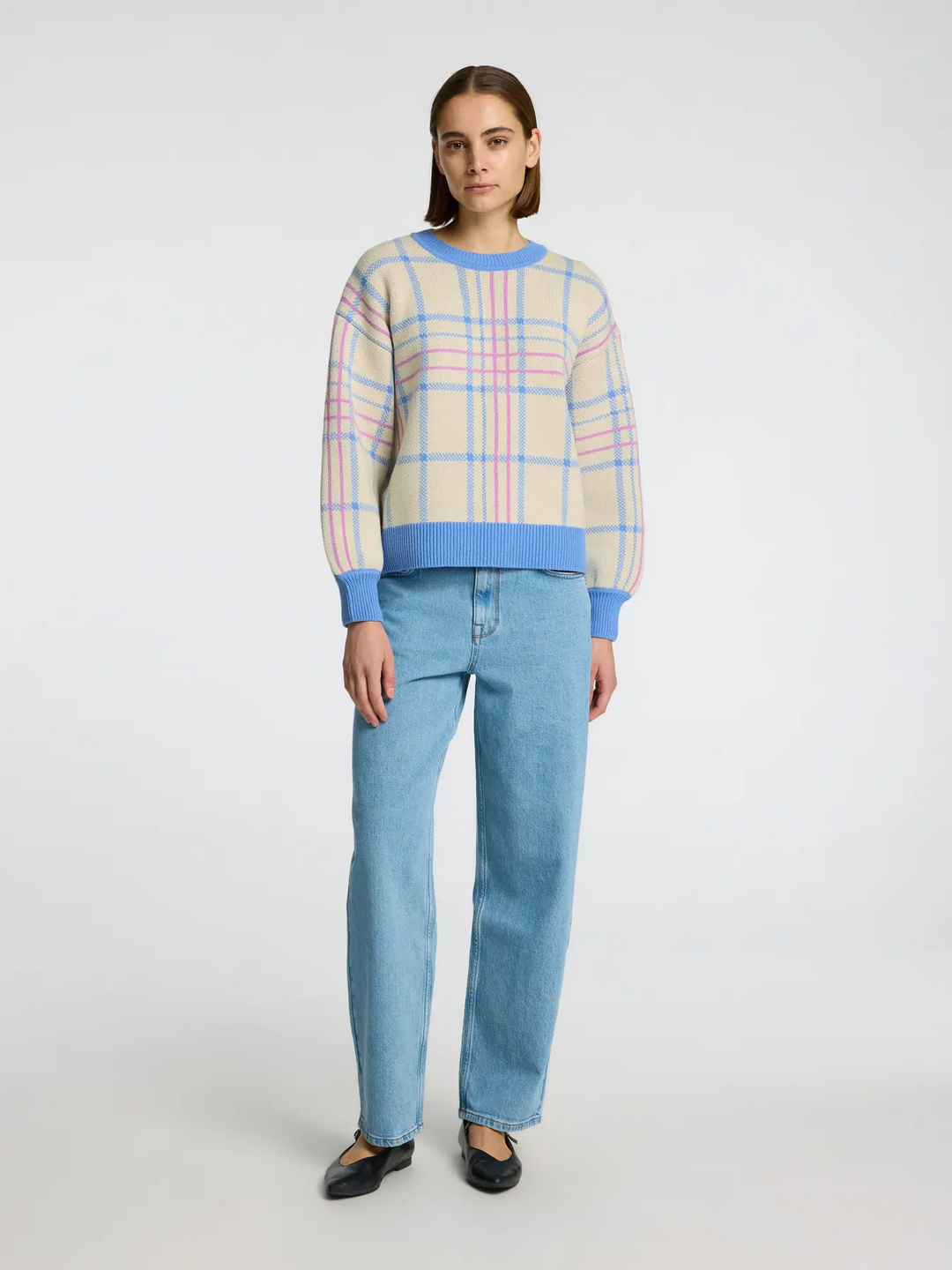 SLFTilde Check Knit