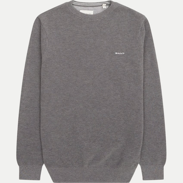 Cotton Pique C-neck