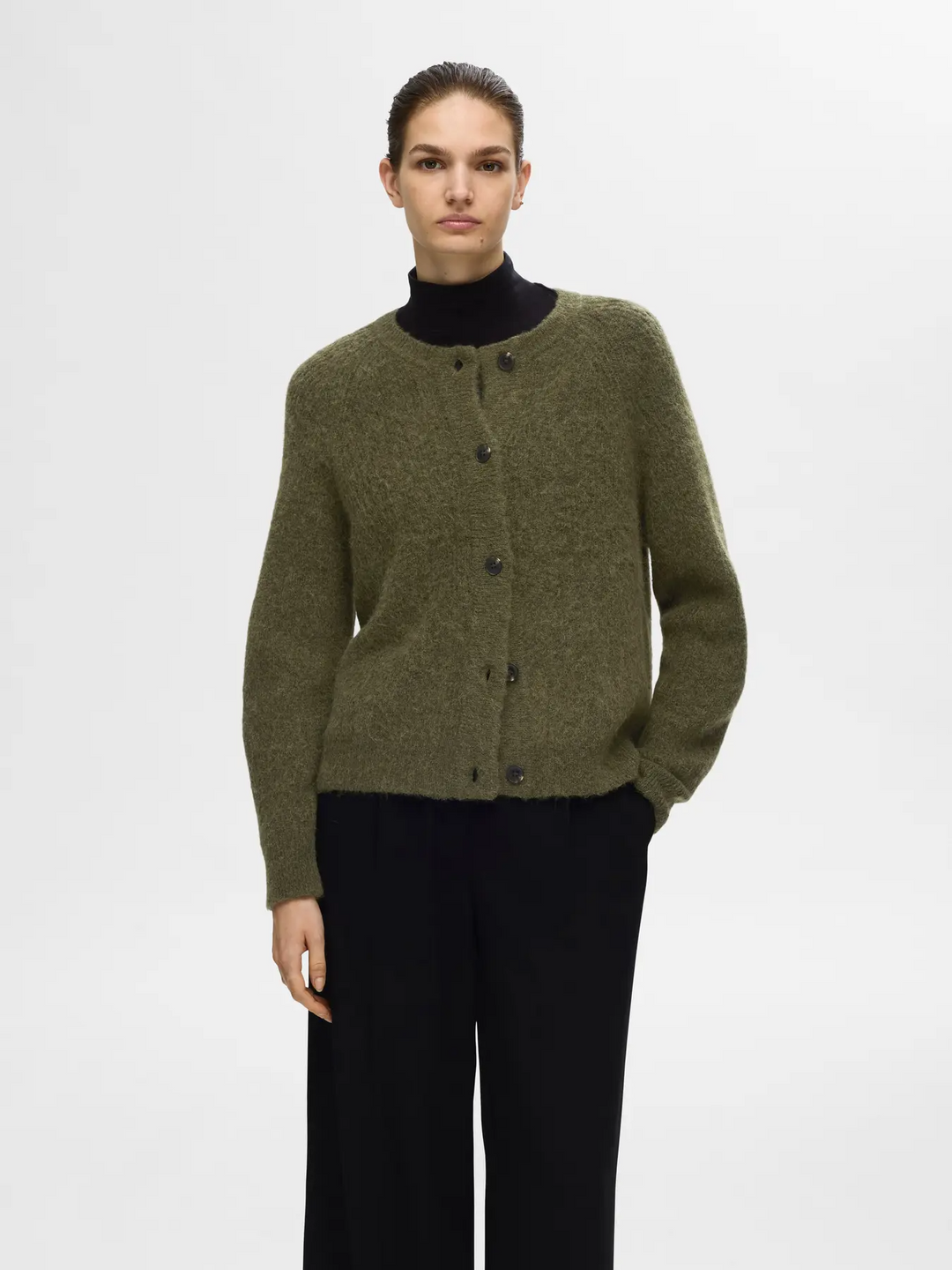 SFLulu LS Knit Short Cardigan