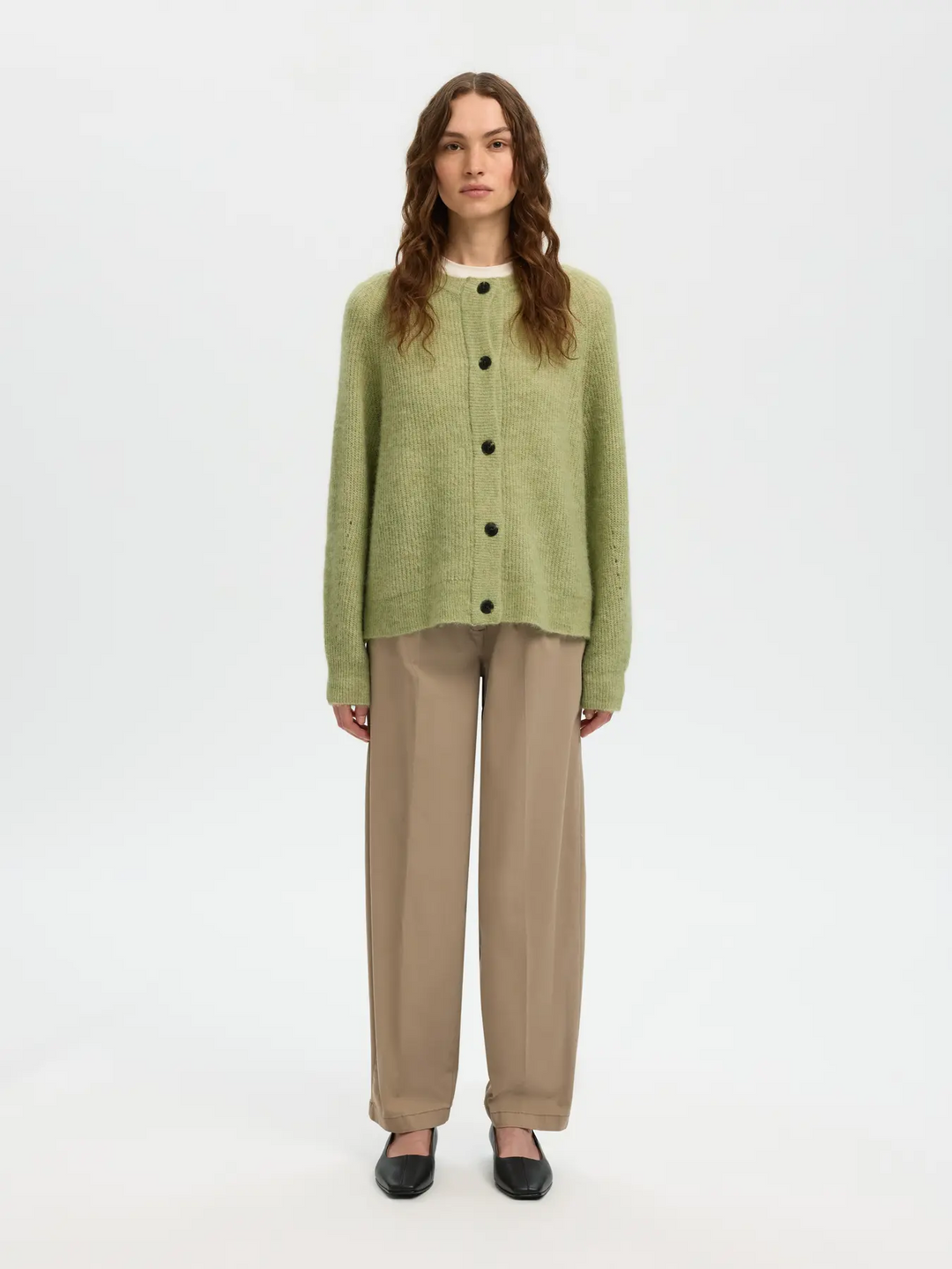 SFLulu LS Knit Short Cardigan