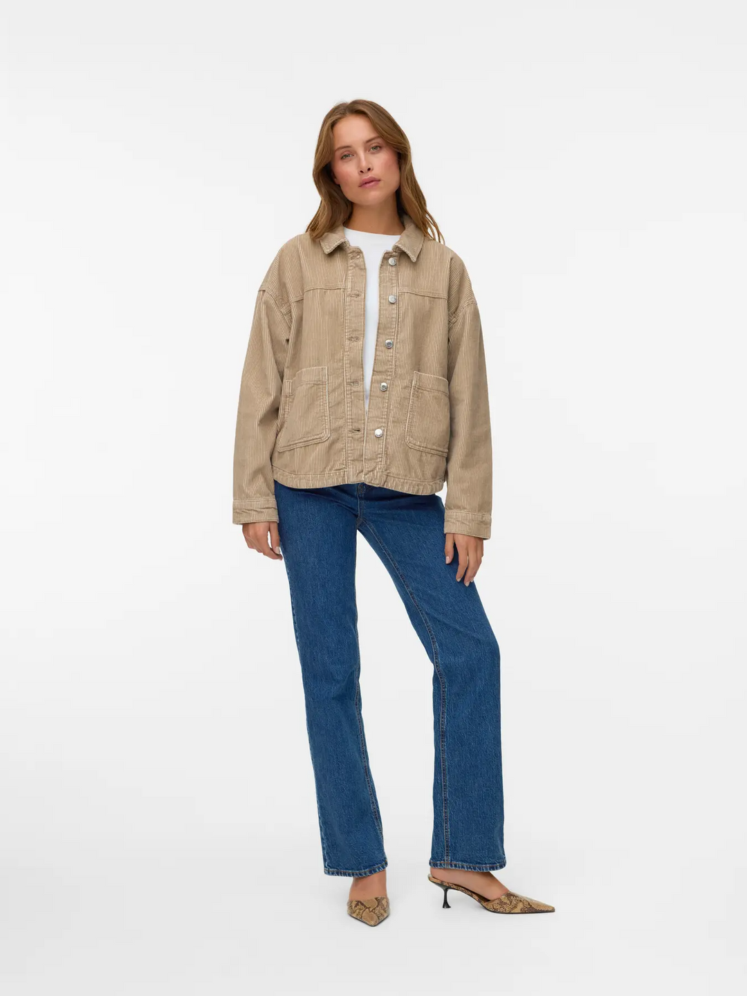 VMJamie Ls Corduroy Shacket mix