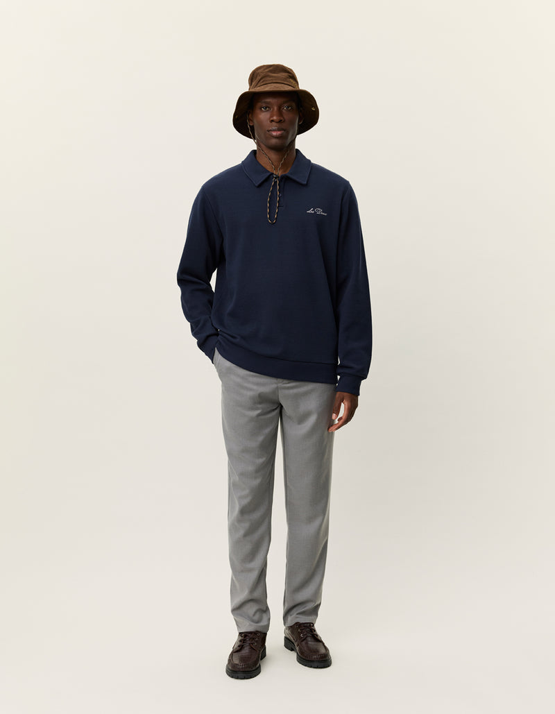 Ben Polo Pique Sweatshirt