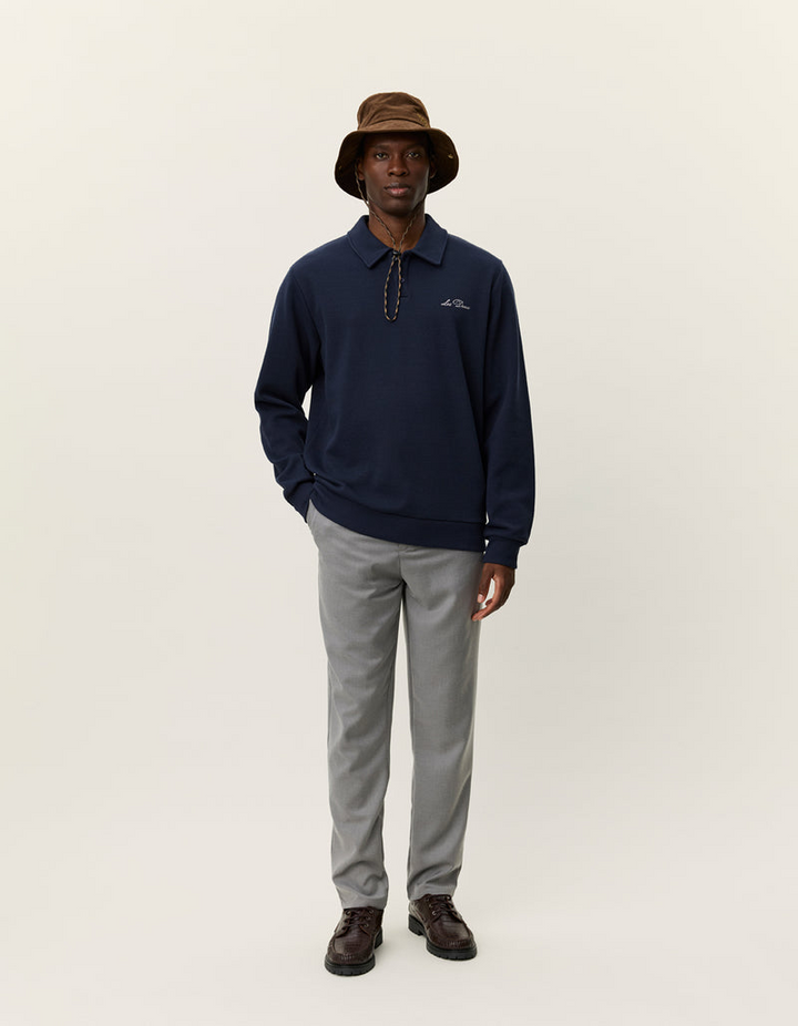 Ben Polo Pique Sweatshirt