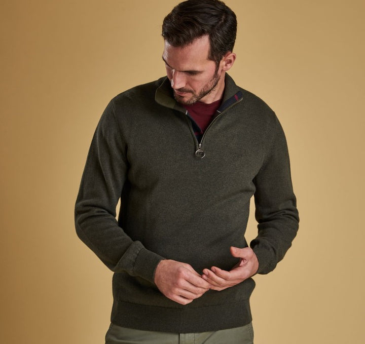 Cotton Half Zip