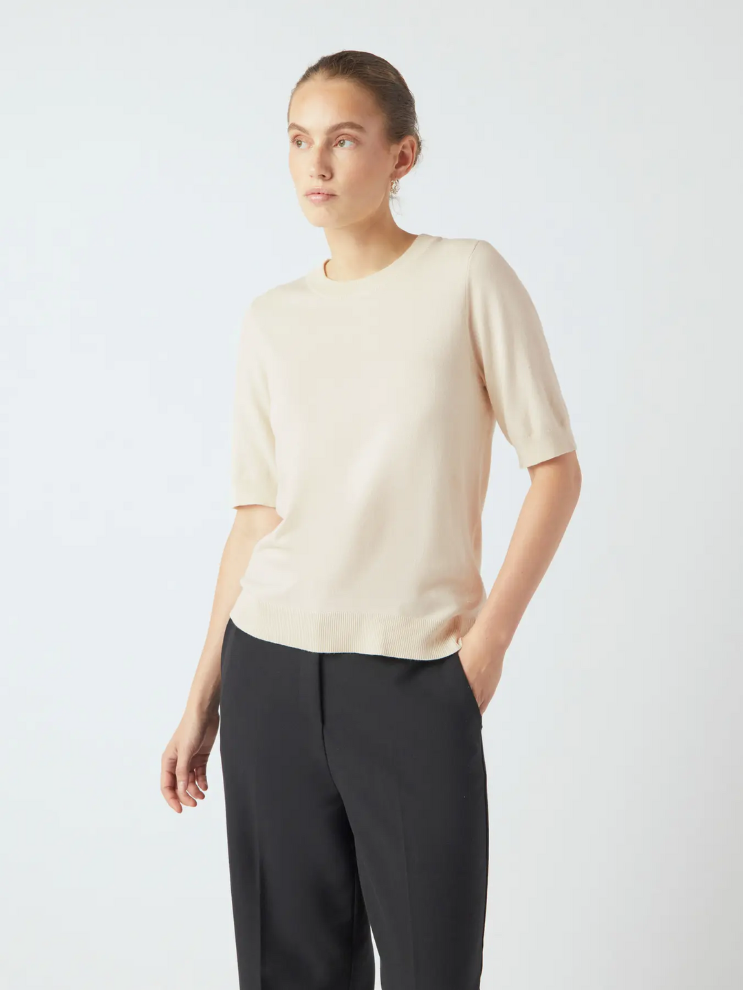 YASLENA SS KNIT PULLOVER S. NOOS