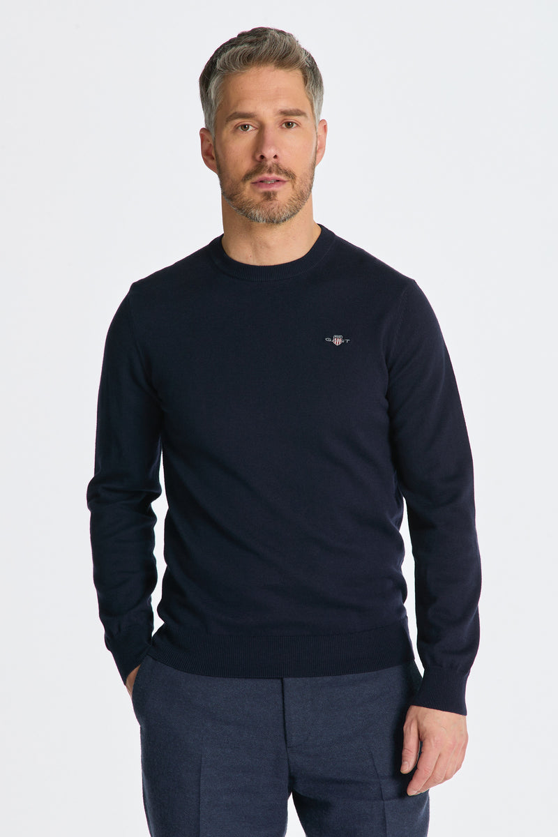 Cotton/Wool C-Neck