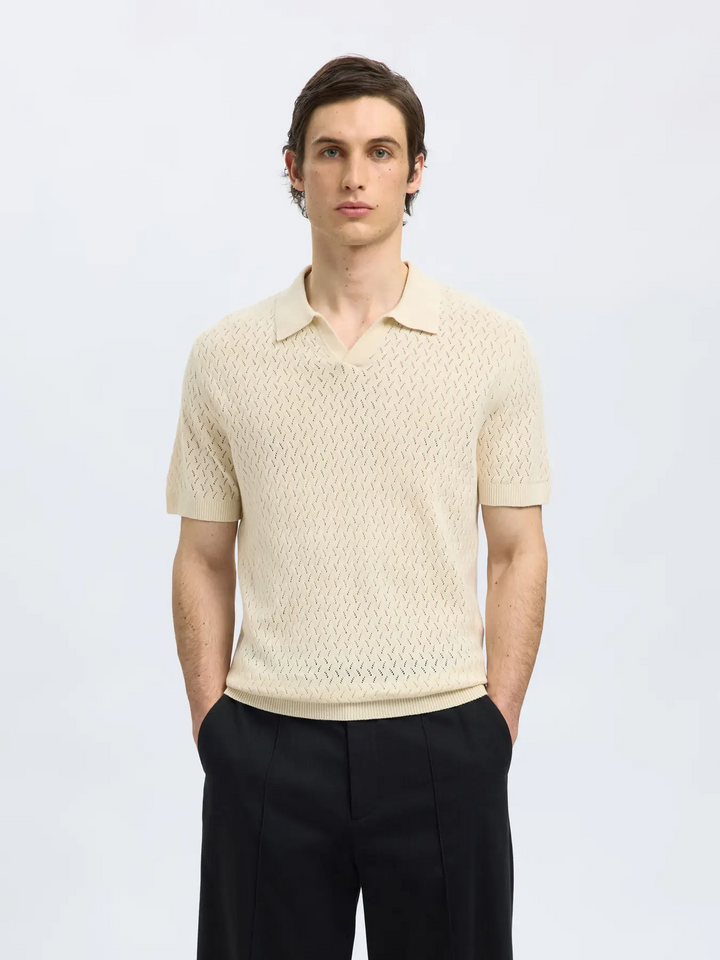 SLHLino SS Knit